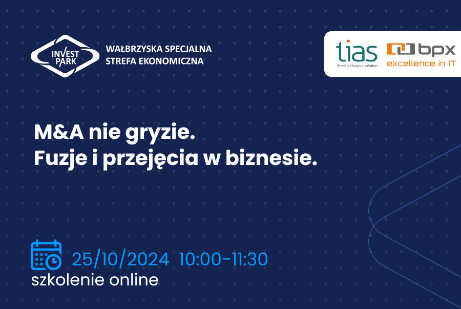 M&A nie gryzie. Fuzje i przejęcia w biznesie - webinar