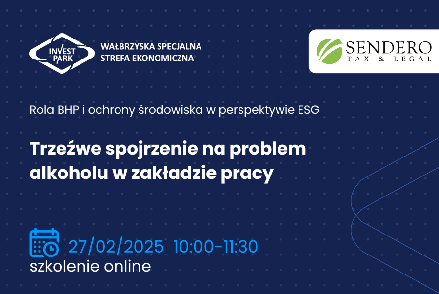 ,,Trzeźwe spojrzenie na problem alkoholu w zakładzie pracy” - webinar